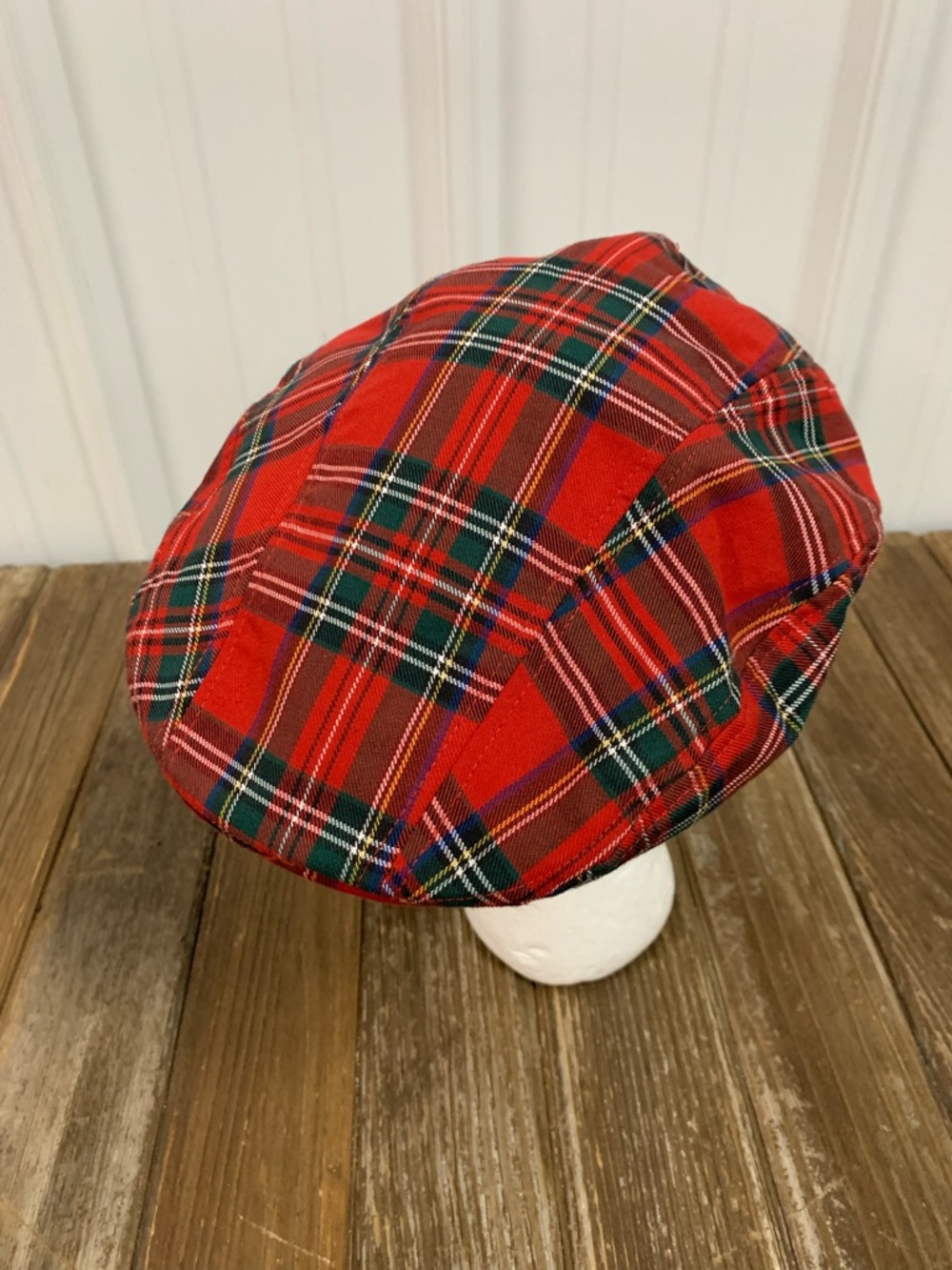 Red Plaid Golfing Cap by Ahead OSFA